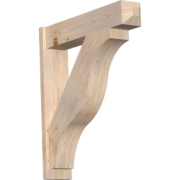 Ekena Millwork Funston Craftsman Smooth Outlooker, Douglas Fir, 7 1/2"W x 34"D x 38"H OUT08X34X38FST04SDF - main